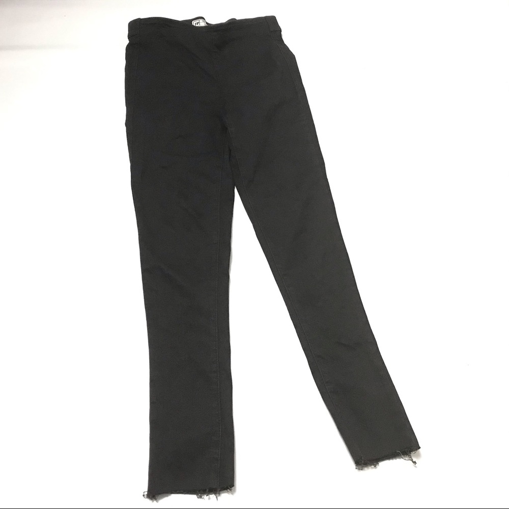 Free People Skinny Leg Denim Jean Size 26W Black